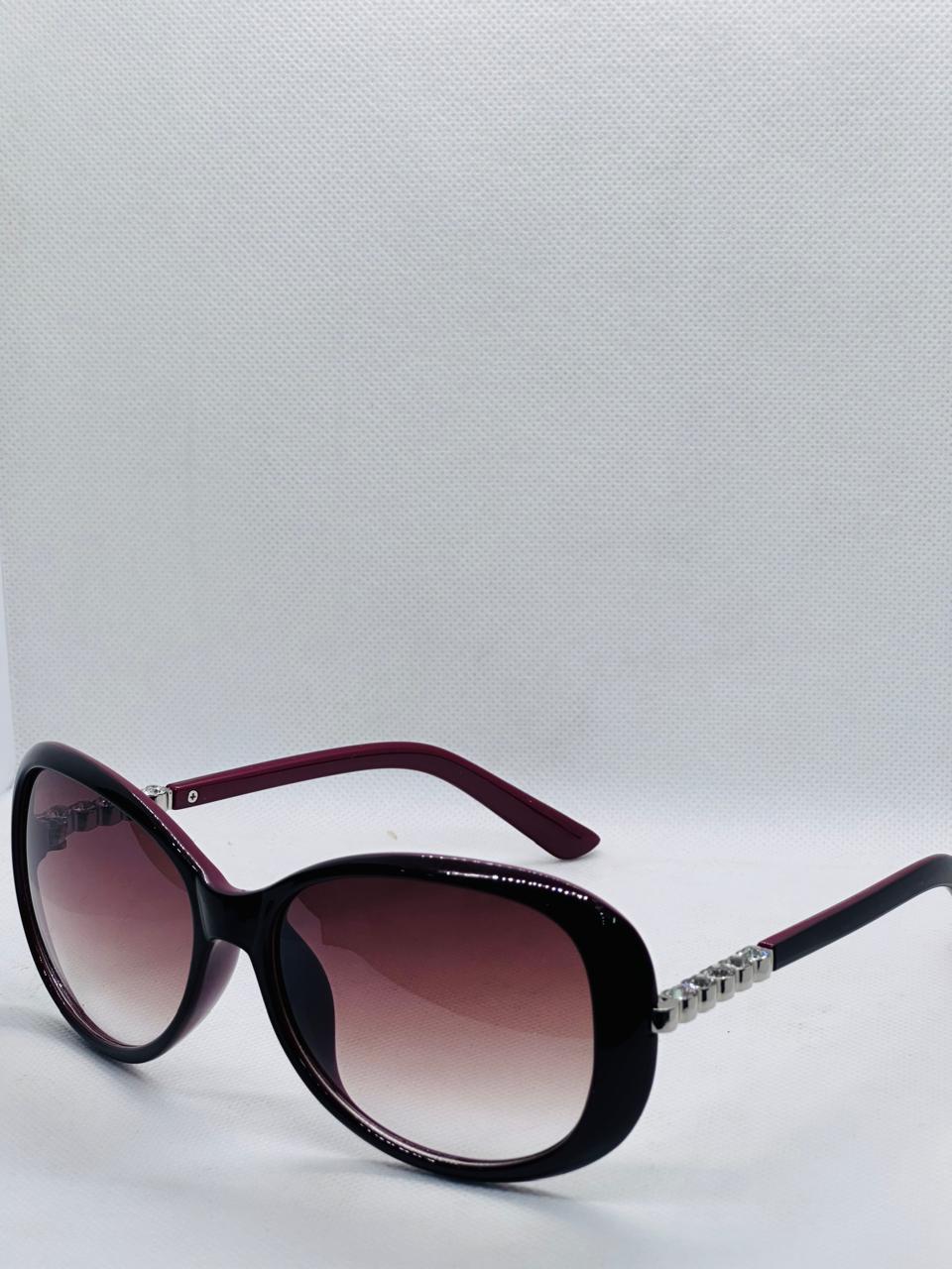 Vault black maroon double glazed Sunglasses-women