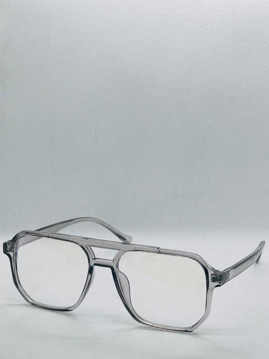 Double Bridge Optics Eye-wear - Grey - Square - Unisex