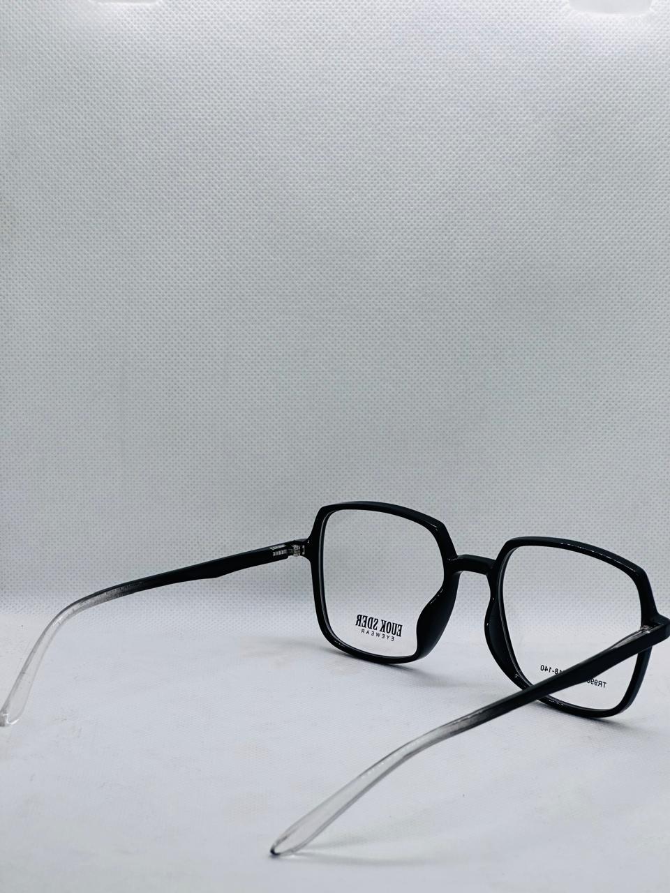 Plastic Frame  Colour black Shape square Gender unisex-Eye-wear