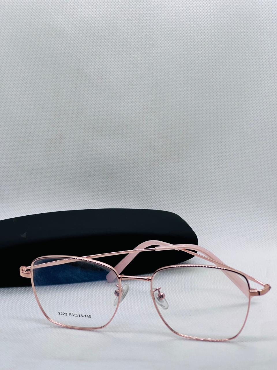 delicate light pink Eye-wear-women-Metal Frame-Eye-wear