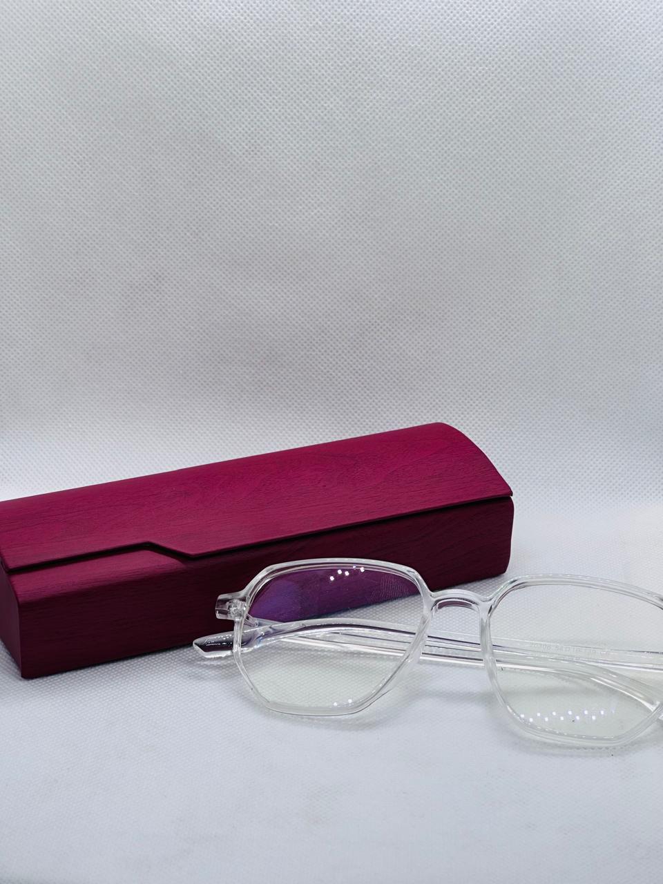 Clear Transparent Eye-wear Glasses-unisex