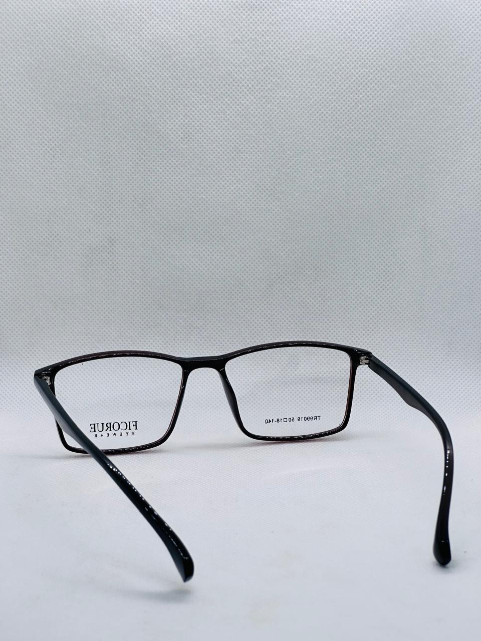 Ficorue Black- Plastic Frame-Unisex-Eye-wear