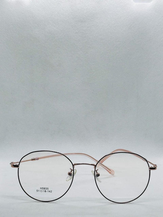 Old Money Metal Frame-Eye-wear Men- Rose Gold