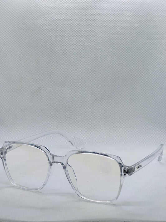 Clear Plastic Frame Unisex -Eye-wear