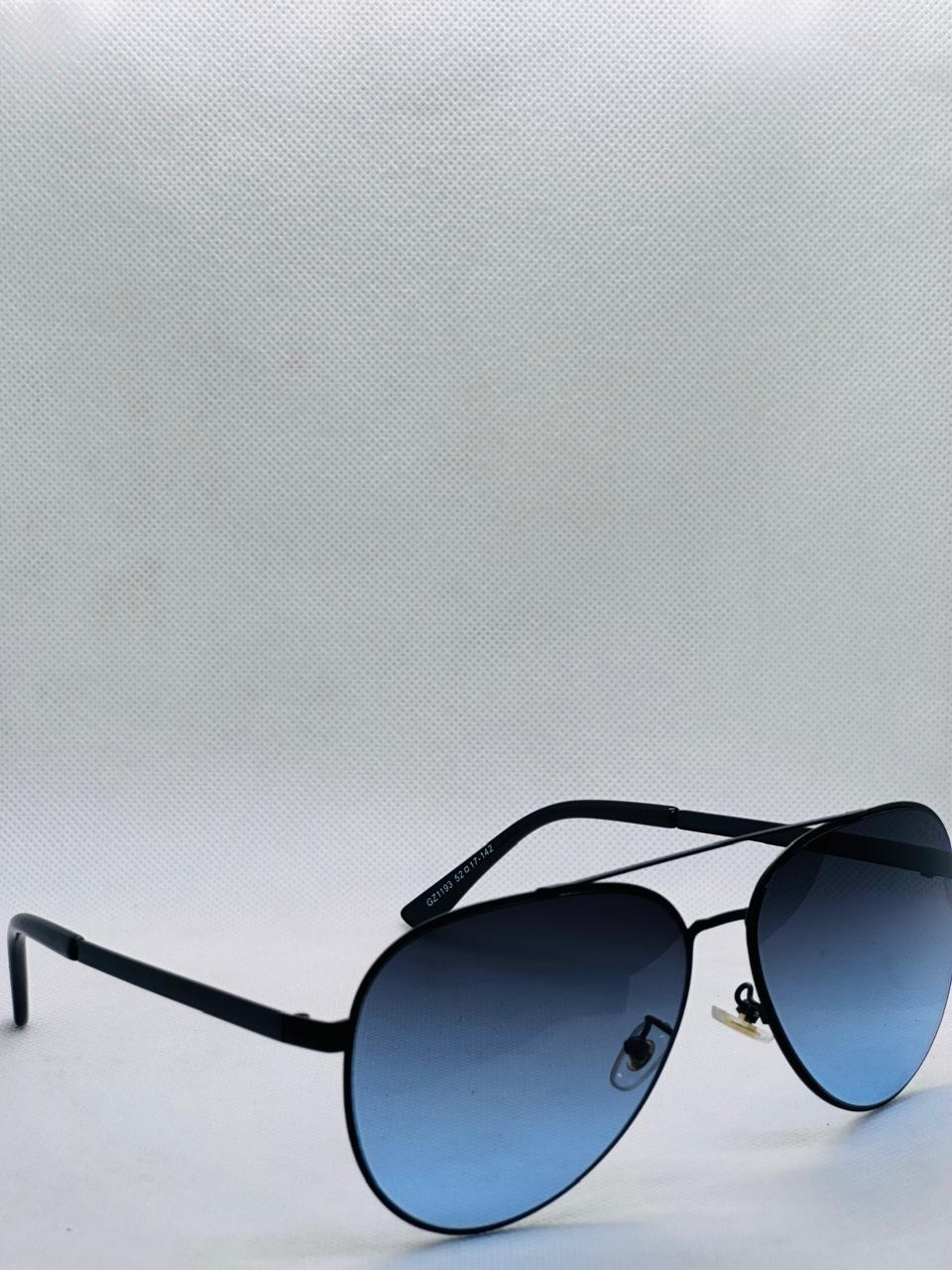 Blue Tint Double Bridge Sunglasses For Men's