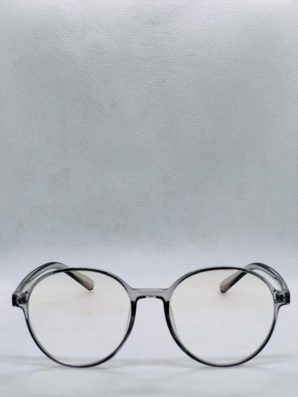 Grey Transparent Plastic Frame- women-Eye-wear