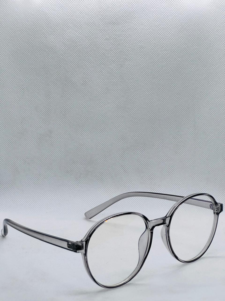 Grey Transparent Plastic Frame- women-Eye-wear