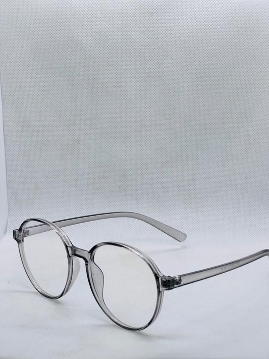 Grey Transparent Plastic Frame- women-Eye-wear