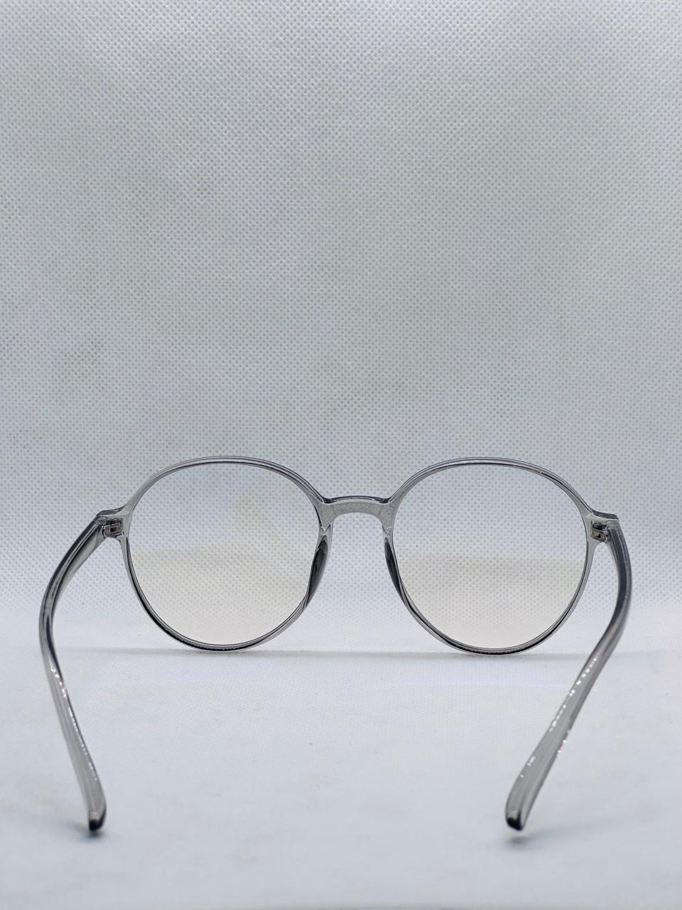 Grey Transparent Plastic Frame- women-Eye-wear